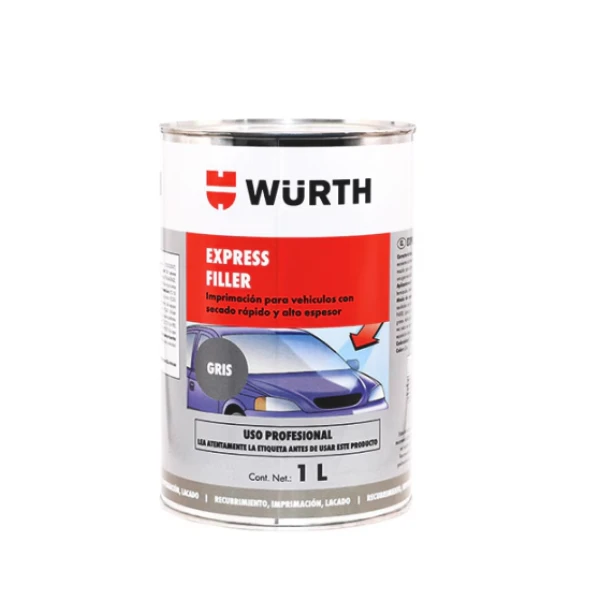 EXPRESS FILLER SECADO RAPIDO 1LT + CATALIZADOR PARA IMPRMACIÓN - WURTH